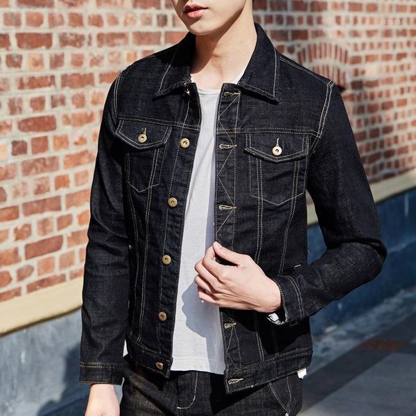 men's jackets 2021 men's clothing spring autumn denim black jacket fashion long-sleeved youth slim cotton jeans clothes,8021, Black;brown
men's jackets 2021 men's clothing spring autumn denim black jacket fashion long-sleeved youth slim cotton jeans clothes,8021, Black;brown