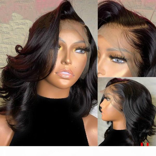 150% 13*4 deep part lace front human hair wig loose wave bob short hair pre plucked brazilian remy hair bleached knots, Black;brown 
150% 13*4 deep part lace front human hair wig loose wave bob short hair pre plucked brazilian remy hair bleached knots, Black;brown