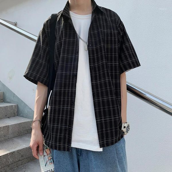 men's casual shirts fashion shirt summer black color plus size printing shorts sleeve loose men clothing chemise homme1, White;black
men's casual shirts fashion shirt summer black color plus size printing shorts sleeve loose men clothing chemise homme1, White;black