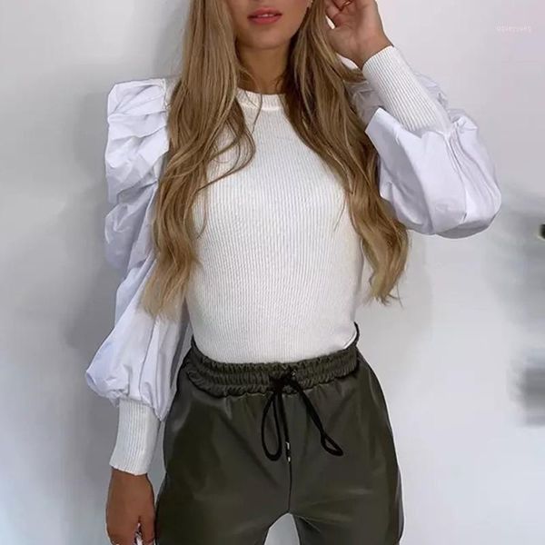 women blouse puff sleeve shirts stylish and fashion design make you more attractive.great for daily blusas mujer de moda, White
women blouse puff sleeve shirts stylish and fashion design make you more attractive.great for daily blusas mujer de moda, White