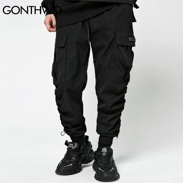 gonthwid pockets cargo harem joggers pants streetwear mens hip hop rubber band folds pants casual harajuku fashion trousers 201109, Black
gonthwid pockets cargo harem joggers pants streetwear mens hip hop rubber band folds pants casual harajuku fashion trousers 201109, Black