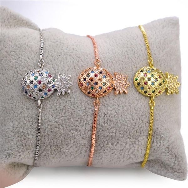 charm bracelets juya fashionable jewelry supplies crystal pineapple for women drop adjustable chains bracelet, Golden;silver
charm bracelets juya fashionable jewelry supplies crystal pineapple for women drop adjustable chains bracelet, Golden;silver