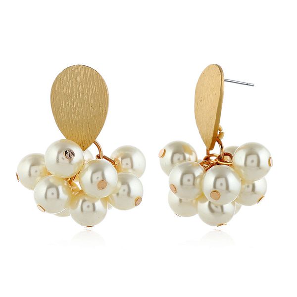 pearl flower cluster earrings korean fashion earrings temperament earhooks new atmosphere, Golden
pearl flower cluster earrings korean fashion earrings temperament earhooks new atmosphere, Golden