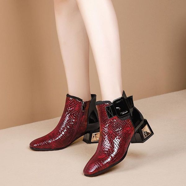 boots high heels autumn winter warm short elegant office women ankle genuine leather big size party shoes woman, Black
boots high heels autumn winter warm short elegant office women ankle genuine leather big size party shoes woman, Black