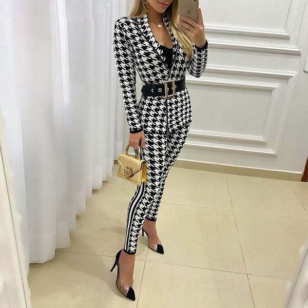houndstooth women long sleeve turn-down collar jacket & long pants autumn winter 2 pieces set for women outfits lady pants sets, Gray
houndstooth women long sleeve turn-down collar jacket & long pants autumn winter 2 pieces set for women outfits lady pants sets, Gray