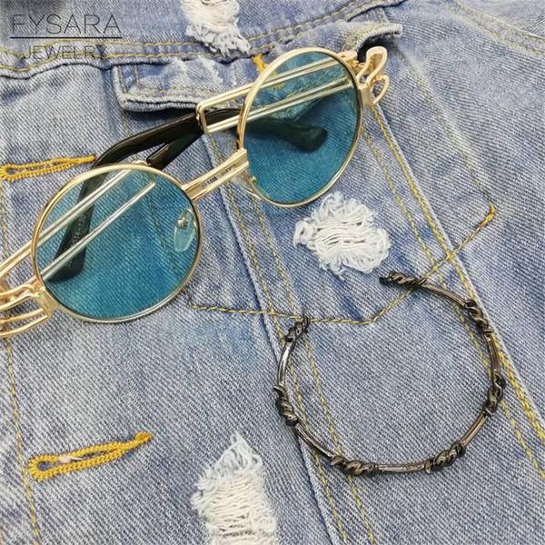 fysara punk black open twist thorn wire cuff bracelets bangles for women men pulsera for couple jewelry 16 20cm adjustable size wmtpjb
fysara punk black open twist thorn wire cuff bracelets bangles for women men pulsera for couple jewelry 16 20cm adjustable size wmtpjb