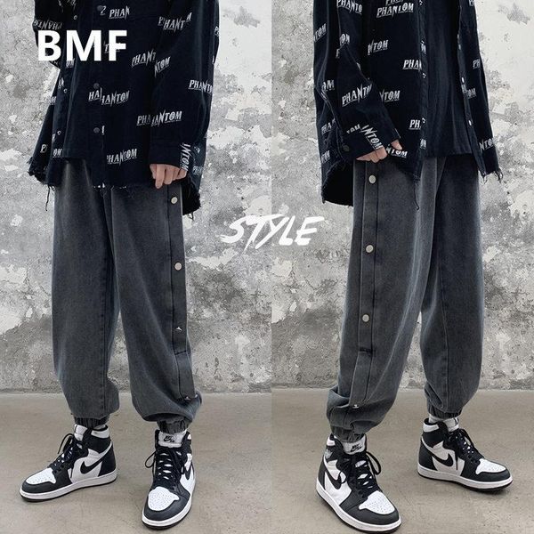 men's jeans korean fashion plus size breasted casual 2021 hip hop denim pants streetwear kpop couple joggers oversized trousers men, Blue
men's jeans korean fashion plus size breasted casual 2021 hip hop denim pants streetwear kpop couple joggers oversized trousers men, Blue