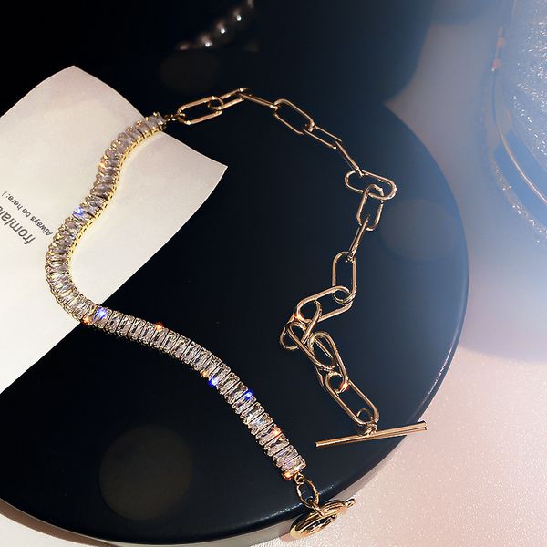 fashion zircon stitching geometric necklace korean cold style personalized clavicle chain fashion trending temperament necklace necklace fas, Golden;silver
fashion zircon stitching geometric necklace korean cold style personalized clavicle chain fashion trending temperament necklace necklace fas, Golden;silver