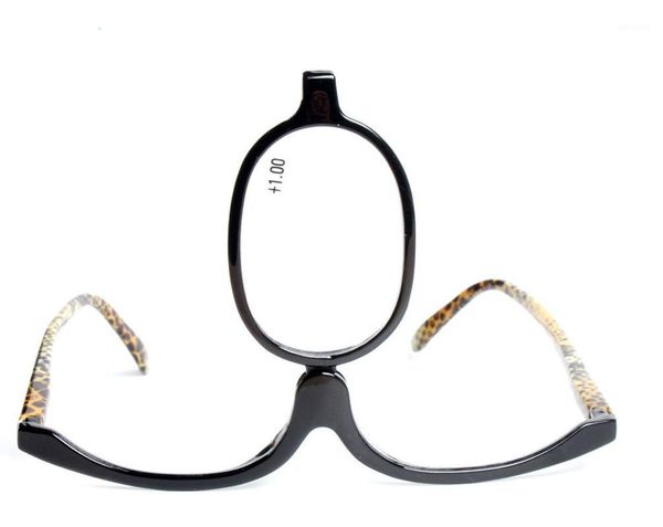 180 degree rotating monocular women men cosmetics glasses makeup reading glasses diopter +1.50 +4.001, White;black
180 degree rotating monocular women men cosmetics glasses makeup reading glasses diopter +1.50 +4.001, White;black