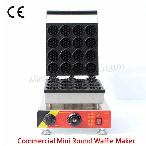 16 molds mini round waffle baker machine 52x52mm commercial cake maker 110v 220v 1.5kw for street restaurant 
16 molds mini round waffle baker machine 52x52mm commercial cake maker 110v 220v 1.5kw for street restaurant