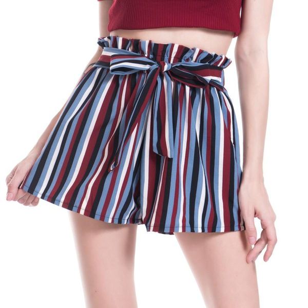 women's shorts women colorblock stripes for summer comfortable bow loose casual high waist wide leg short, White;black
women's shorts women colorblock stripes for summer comfortable bow loose casual high waist wide leg short, White;black
