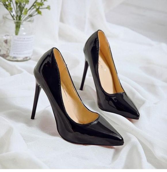 8style 2020 spring and autumn new patent leather stiletto heel shallow commuter single shoe trend, Black
8style 2020 spring and autumn new patent leather stiletto heel shallow commuter single shoe trend, Black