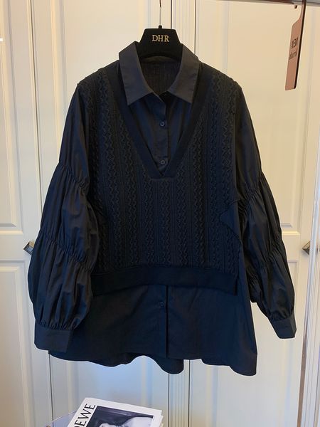 vintage 2021 new black hemp sweater knitted shirt long sleeves two women's ensemble autumn vrdk 47sq, White
vintage 2021 new black hemp sweater knitted shirt long sleeves two women's ensemble autumn vrdk 47sq, White