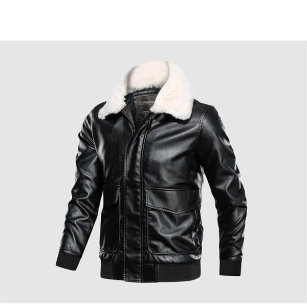 new mens leather jackets winter autumn casual motorcycle pu jacket leather warm coats fashion slim outwear male 201218, Black;brown
new mens leather jackets winter autumn casual motorcycle pu jacket leather warm coats fashion slim outwear male 201218, Black;brown