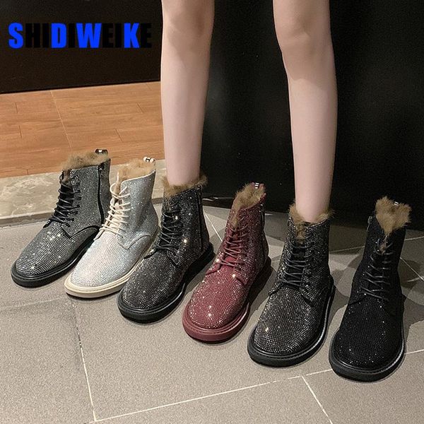 new punk gothic style lace up platform ankle boots bling rhinestone women booties campus sweet student shoes mujer zapatos ab796, Black
new punk gothic style lace up platform ankle boots bling rhinestone women booties campus sweet student shoes mujer zapatos ab796, Black