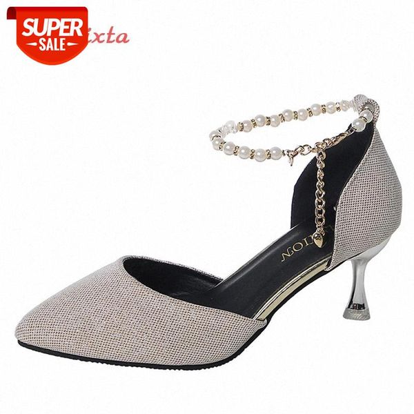 aphixta 2020 summer luxury pearl chian 6cm heels shoes women pointed toe pumps leisure party sandals for women large size 44 #313m
aphixta 2020 summer luxury pearl chian 6cm heels shoes women pointed toe pumps leisure party sandals for women large size 44 #313m