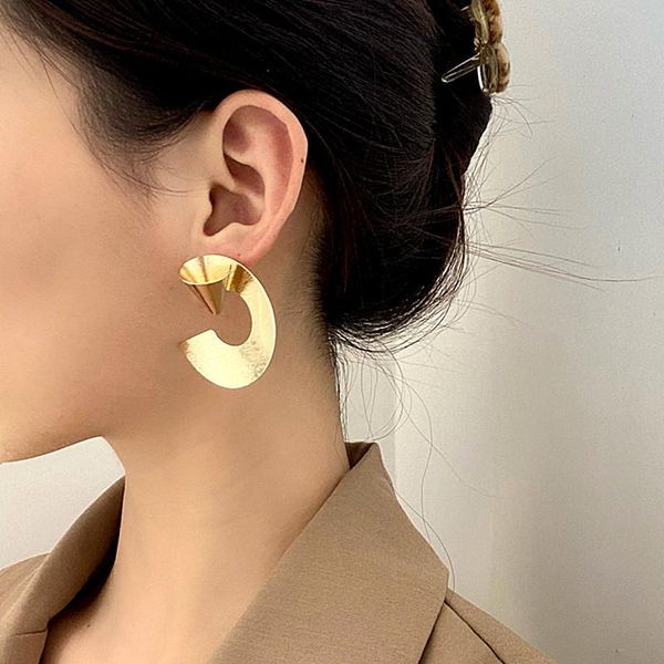 dangle & chandelier europe and america geometry round funnel texture metal drop earrings,temperamental jewelry wholesale, Silver
dangle & chandelier europe and america geometry round funnel texture metal drop earrings,temperamental jewelry wholesale, Silver