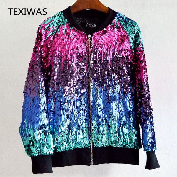 women's jackets texiwas 2021 ladies long sleeve loose coat women 11 style jacket sequin zipper clothes streetwear party bomber, Black;brown
women's jackets texiwas 2021 ladies long sleeve loose coat women 11 style jacket sequin zipper clothes streetwear party bomber, Black;brown