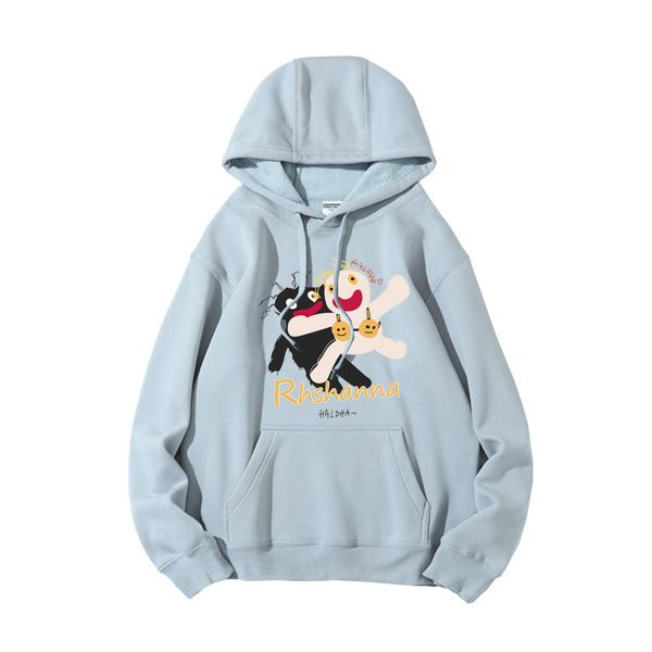 2020 fashion hip hop monster printed hoodie autumn thick winter velo hoodies plus size 3xl couple coats, Black
2020 fashion hip hop monster printed hoodie autumn thick winter velo hoodies plus size 3xl couple coats, Black