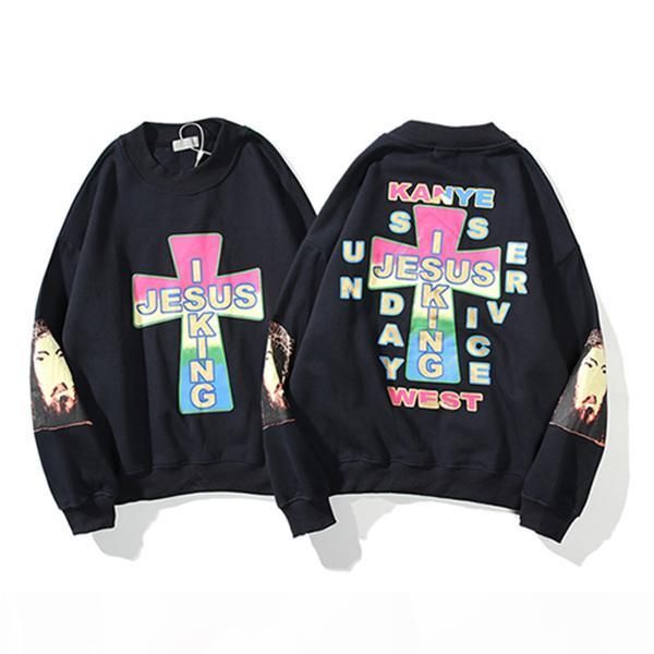 мужская дизайнерская косточка для вырезываний экипажа, kanye west swieter иисус is king limited letter print print thitshirt, повседневная у, Black
мужская дизайнерская косточка для вырезываний экипажа, kanye west swieter иисус is king limited letter print print thitshirt, повседневная у, Black