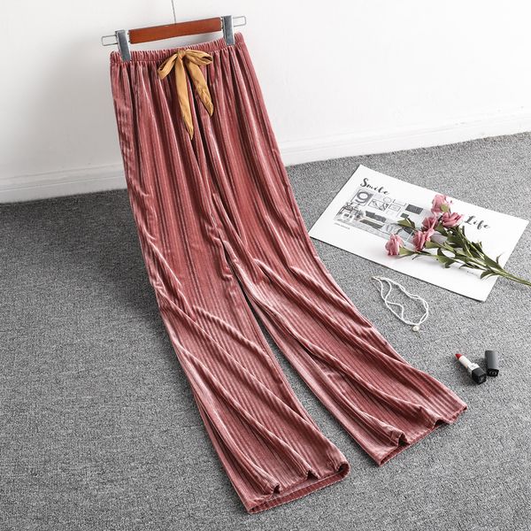 casual sleep bottom women velour pants sleepwear velvet intimate lingerie solid nightwear pajamas soft pyjamas homewear, Black;red
casual sleep bottom women velour pants sleepwear velvet intimate lingerie solid nightwear pajamas soft pyjamas homewear, Black;red