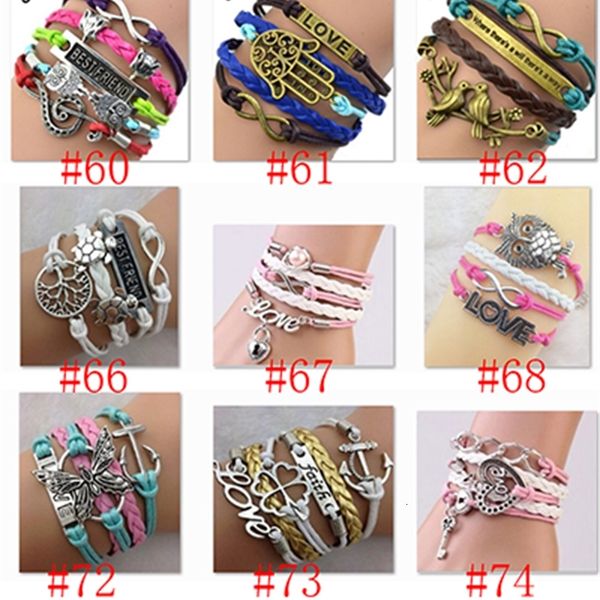 bangle lots fashion jewelry woven wholesale leather infinity charm bracelet vintage accessories lover gifts
bangle lots fashion jewelry woven wholesale leather infinity charm bracelet vintage accessories lover gifts