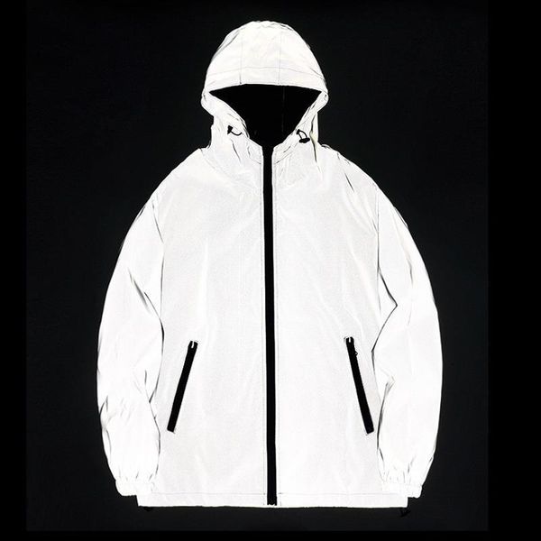 flash reflective jacket women/men hooded harajuku 3m reflective jacket for girls women couple coat jacket night streetwear lady, Black;brown
flash reflective jacket women/men hooded harajuku 3m reflective jacket for girls women couple coat jacket night streetwear lady, Black;brown