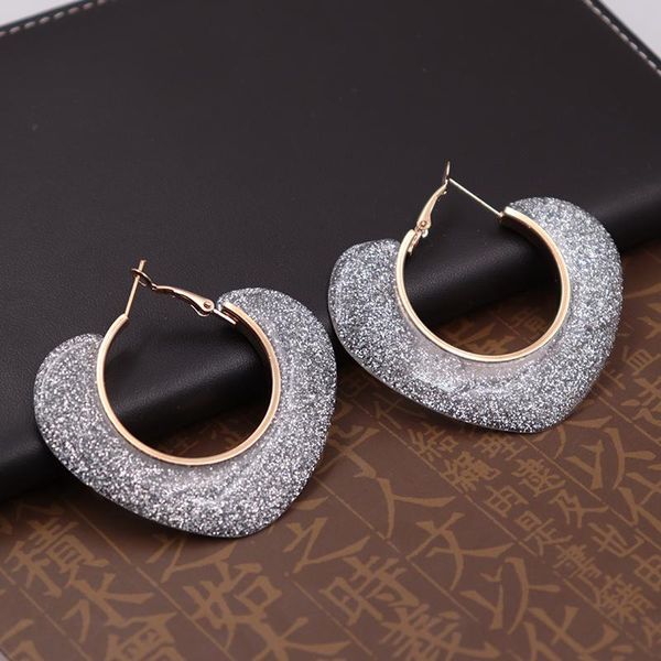 fashion korean style cute heart design hoops earring colorful resin loop earring for women weeding party jewelry creole aros, Golden;silver
fashion korean style cute heart design hoops earring colorful resin loop earring for women weeding party jewelry creole aros, Golden;silver