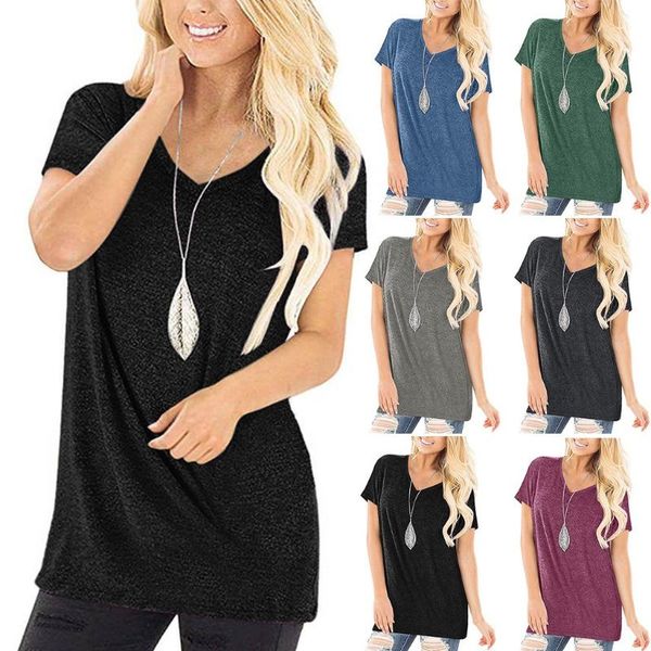 plus size blouse women 5xl casual solid colors 6 blouses o neck shirts loose short sleeve tunics blouses ropa mujer #gh, White
plus size blouse women 5xl casual solid colors 6 blouses o neck shirts loose short sleeve tunics blouses ropa mujer #gh, White
