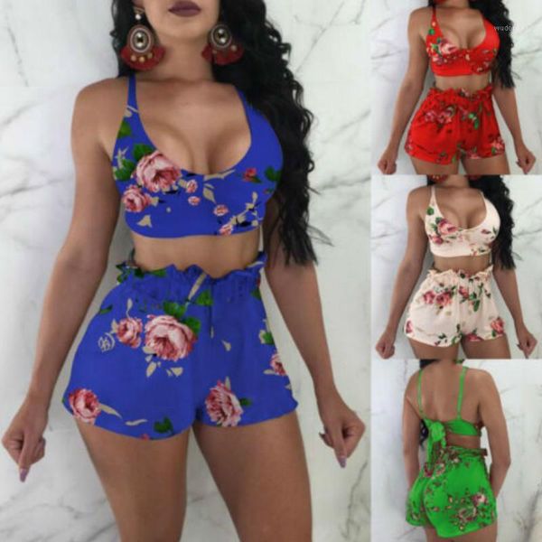 women summer two piece set floral sleeveless crop shorts outfits summer casual female set beach club clothing1, Gray
women summer two piece set floral sleeveless crop shorts outfits summer casual female set beach club clothing1, Gray