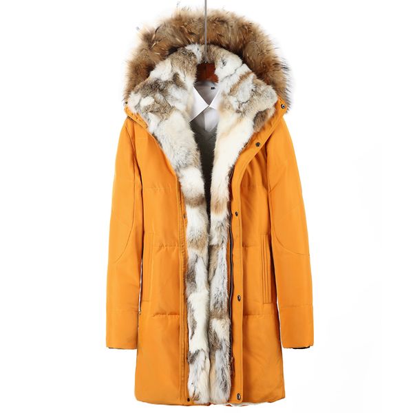 2019 winter new men's women casual warm hooded coats luxury fur collar thick long down jacket, Black
2019 winter new men's women casual warm hooded coats luxury fur collar thick long down jacket, Black
