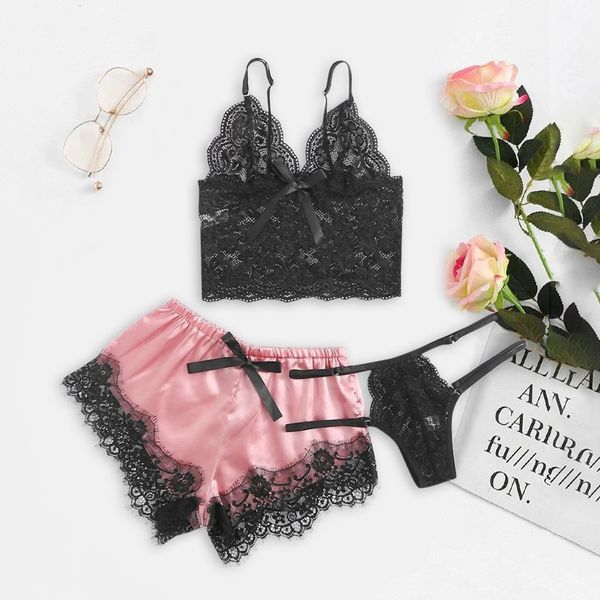 25# lace lingerie silk underwear pajamas satin autumn women sleepwear short sleeve nightgown, Black;white
25# lace lingerie silk underwear pajamas satin autumn women sleepwear short sleeve nightgown, Black;white