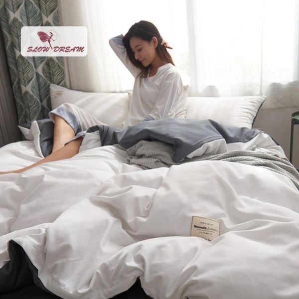 bedding sets slowdream white duvet cover gray flat sheet set home textiles fitted elastic band decor bed linen bedspread
bedding sets slowdream white duvet cover gray flat sheet set home textiles fitted elastic band decor bed linen bedspread