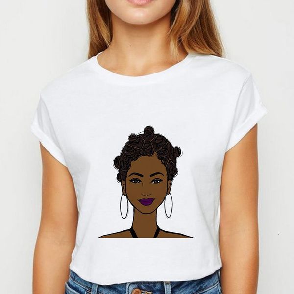 summer women's shirt fashion melanin black girl printed t-shirt o-neck casual loose short sleeve vestidos beautiful pop tshirt, White
summer women's shirt fashion melanin black girl printed t-shirt o-neck casual loose short sleeve vestidos beautiful pop tshirt, White