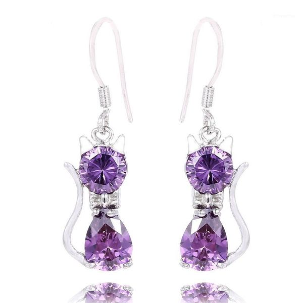 shuangr silver color austrian zircon green stone crystal cat dangle earrings for women party jewelry gifts 11 color1
shuangr silver color austrian zircon green stone crystal cat dangle earrings for women party jewelry gifts 11 color1