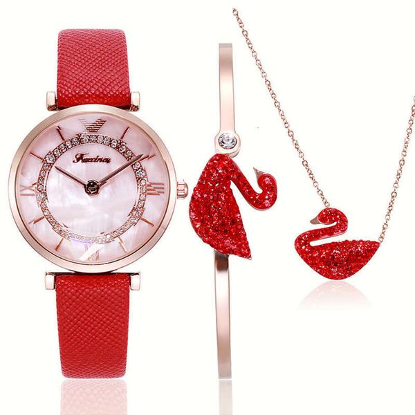 tiktok, voice, ladies' red net, watch, fashion, all match, swan bracelet, titanium steel gift watch. yh9f, Slivery;brown
tiktok, voice, ladies' red net, watch, fashion, all match, swan bracelet, titanium steel gift watch. yh9f, Slivery;brown
