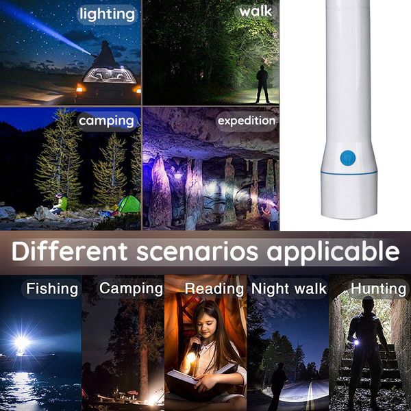 simple creative led flashlight color temperature 8000 12000k super bright torch powered by 4 aa batteries for home outdoor bbybbn alice_bag
simple creative led flashlight color temperature 8000 12000k super bright torch powered by 4 aa batteries for home outdoor bbybbn alice_bag