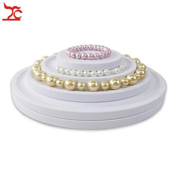 quality 3layer round bead jewelry display holder soft pu pear emerald necklace display organizer rack bead diamond tray, Pink;blue
quality 3layer round bead jewelry display holder soft pu pear emerald necklace display organizer rack bead diamond tray, Pink;blue