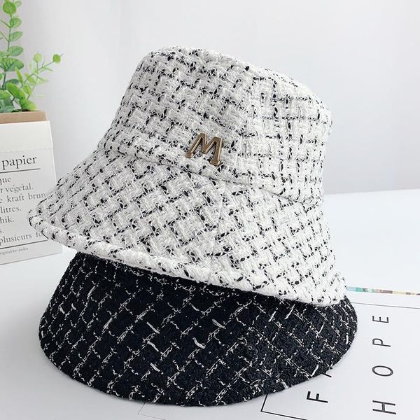wide brim hats bucket for women plaid m letter cotton sun ladies winter fall summer fishermen caps black white wholesale, Blue;gray
wide brim hats bucket for women plaid m letter cotton sun ladies winter fall summer fishermen caps black white wholesale, Blue;gray