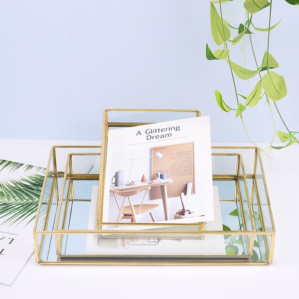 dessert jewelry display nordic brass storage tray gold rectangle glass makeup organizer acrylic vintage plate home decor q1130
dessert jewelry display nordic brass storage tray gold rectangle glass makeup organizer acrylic vintage plate home decor q1130