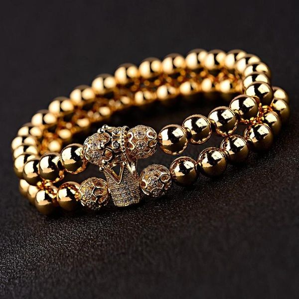 charm king crown couples distance bracelet bangle classic copper beaded bracelet for men women gift charm jewelry, Black
charm king crown couples distance bracelet bangle classic copper beaded bracelet for men women gift charm jewelry, Black