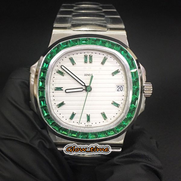 super version 5711/113p-01 white texture dial cal.324 sc automatic mens watch emerald square diamond silver steel case band sport watches, Slivery;brown
super version 5711/113p-01 white texture dial cal.324 sc automatic mens watch emerald square diamond silver steel case band sport watches, Slivery;brown