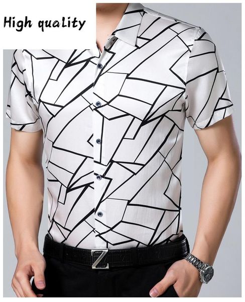 silk real shirt for men summer clothes shirts short sleeve casual 2020 men's clothing 9552 pwx08, White;black
silk real shirt for men summer clothes shirts short sleeve casual 2020 men's clothing 9552 pwx08, White;black