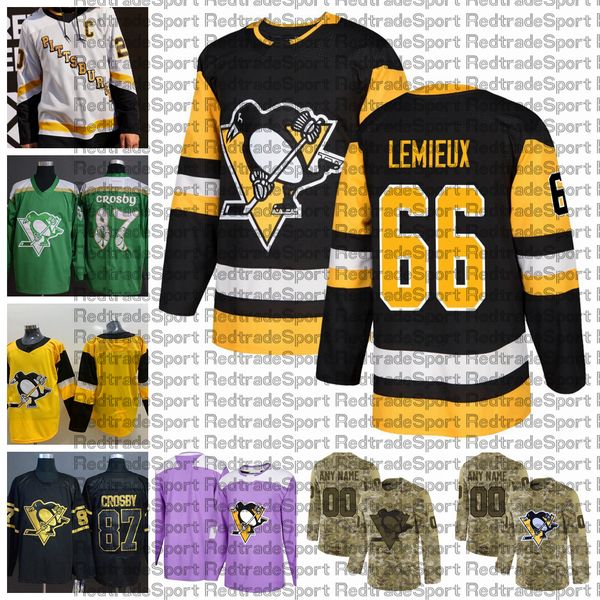2021 reverse retro customize #66 mario lemieux pittsburgh penguins jerseys golden edition camo veterans day fights cancer hockey jersey, Black;red
2021 reverse retro customize #66 mario lemieux pittsburgh penguins jerseys golden edition camo veterans day fights cancer hockey jersey, Black;red