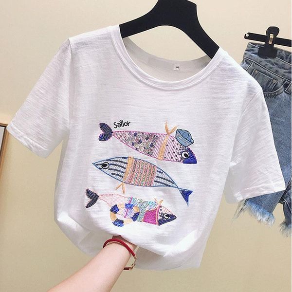 summer funny embroidery t shirt women 2019 casual animal women loose short sleeve cotton tshirt female harajuku white
summer funny embroidery t shirt women 2019 casual animal women loose short sleeve cotton tshirt female harajuku white