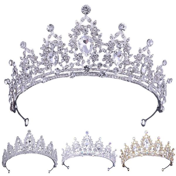women luxury princess crown headband crystal rhinestone tiaras and crowns handmade hair band jewelry silver plated bridal hair, Golden;silver
women luxury princess crown headband crystal rhinestone tiaras and crowns handmade hair band jewelry silver plated bridal hair, Golden;silver