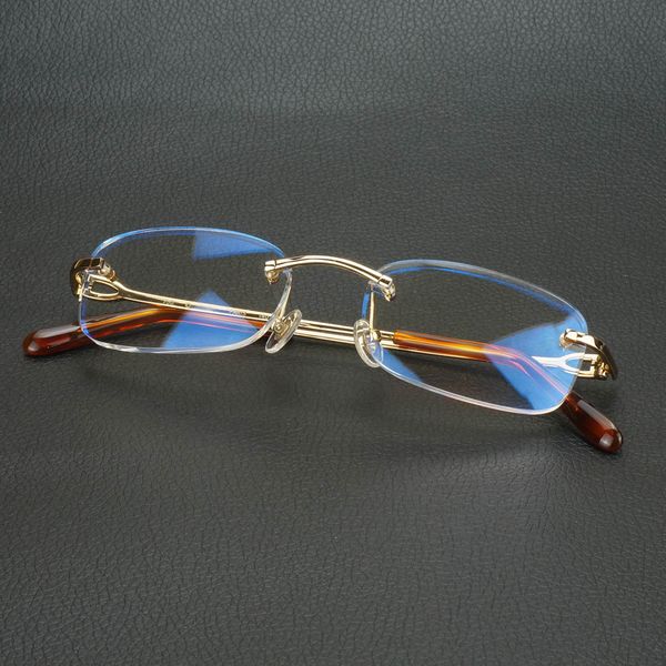 frame glasses, frames spectacles square, of metal, without hoop, for computer 9011 idze, White;black
frame glasses, frames spectacles square, of metal, without hoop, for computer 9011 idze, White;black