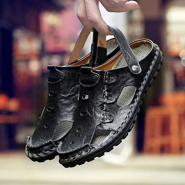 aruonet soft men sandals comfortable men summer leather sandals men outdoor slip-on beach sandals sandalias hombre deportivas t200420, Black
aruonet soft men sandals comfortable men summer leather sandals men outdoor slip-on beach sandals sandalias hombre deportivas t200420, Black