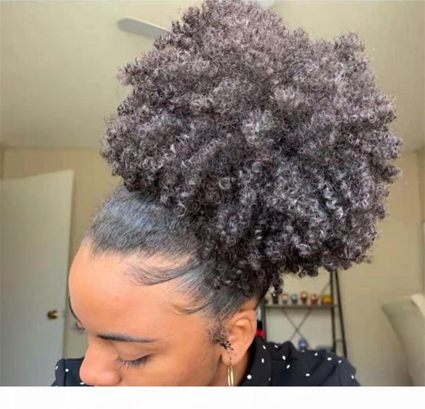 afro ponytail human hair extension clip on natural big kinky curly afro puff pony tail women hairpiece 140g, Black
afro ponytail human hair extension clip on natural big kinky curly afro puff pony tail women hairpiece 140g, Black