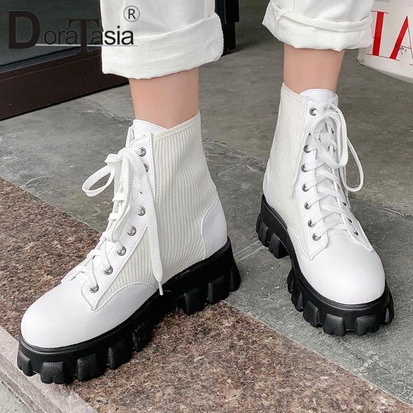 boots doratasia plus size 32-46 fashion patchwork ladies chunky heels shoes woman casual office shoelace ankle women 2021, Black
boots doratasia plus size 32-46 fashion patchwork ladies chunky heels shoes woman casual office shoelace ankle women 2021, Black